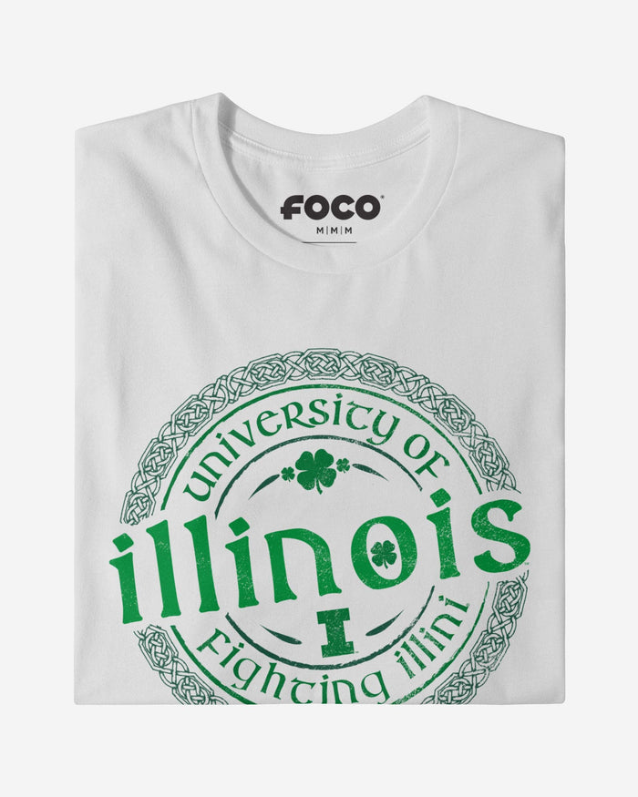 Illinois Fighting Illini Clover Crest T-Shirt FOCO - FOCO.com