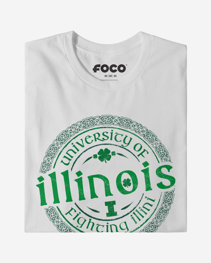 Illinois Fighting Illini Clover Crest T-Shirt FOCO - FOCO.com