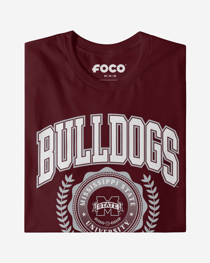 NCAA Mississippi State Bulldogs Floral Button-Up Shirt - FOCO Brand, Team Colors, Size Large