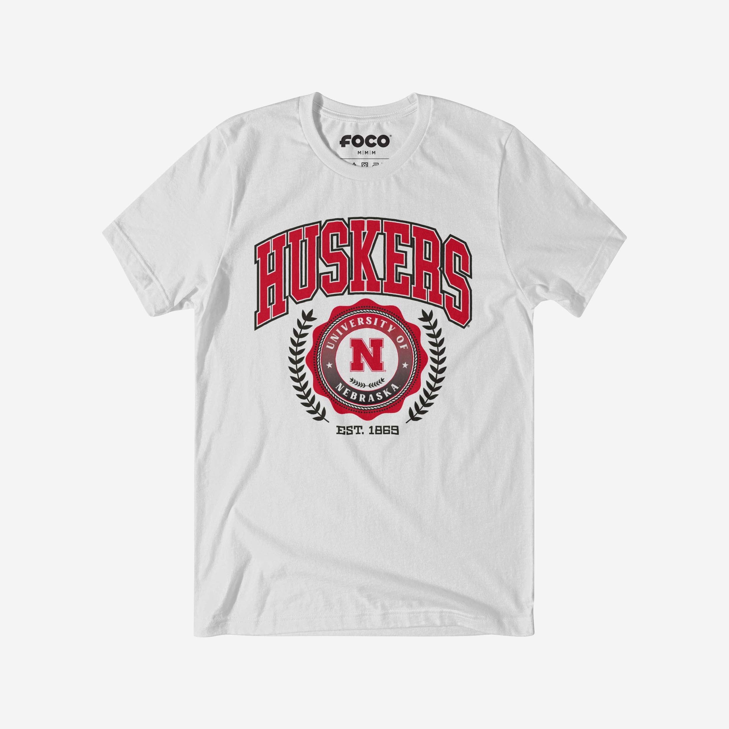 University Of Nebraska Cornhuskers Toddler T-Shirt - Official Licensed Logo, Unisex Red Tee For Boys & Girls