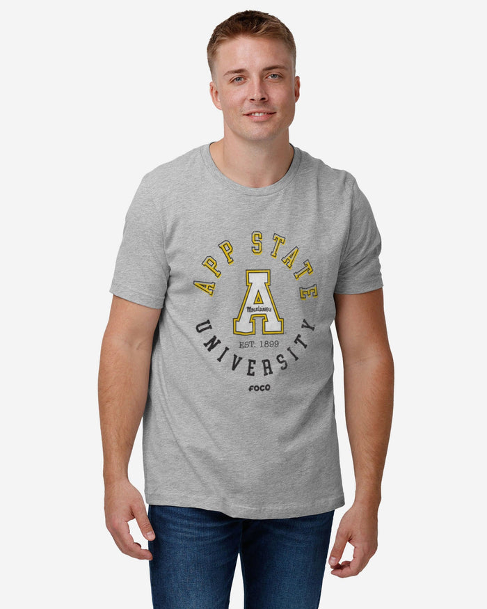Appalachian State Mountaineers Circle Vintage T-Shirt FOCO - FOCO.com
