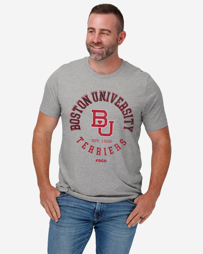 Boston Terriers Circle Vintage T-Shirt FOCO - FOCO.com