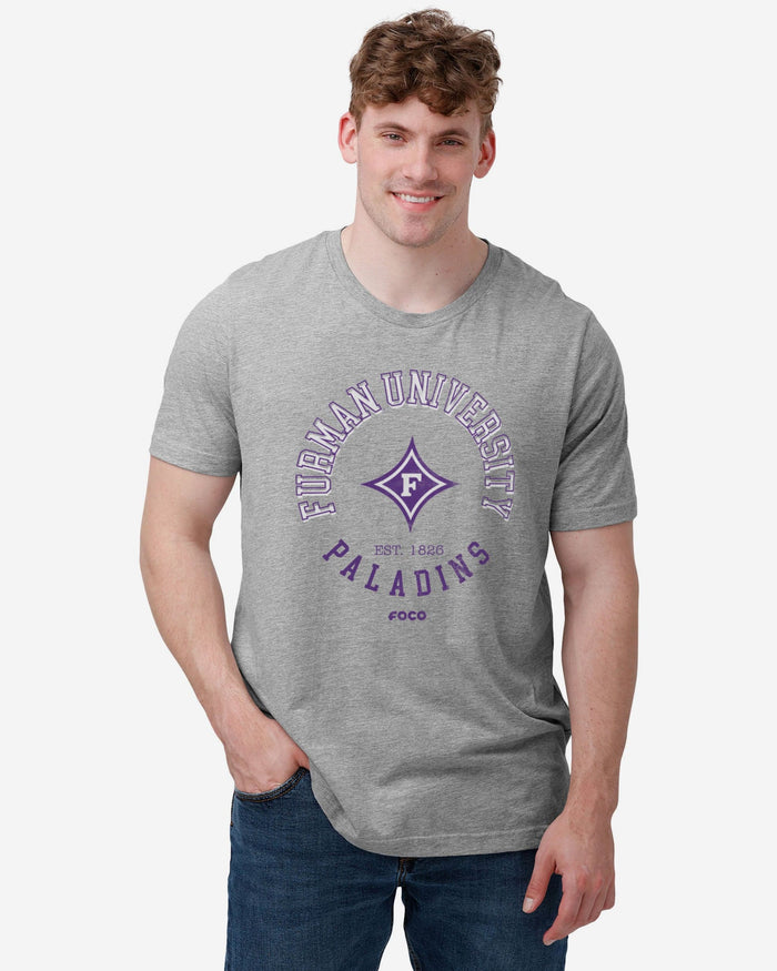 Furman Paladins Circle Vintage T-Shirt FOCO - FOCO.com