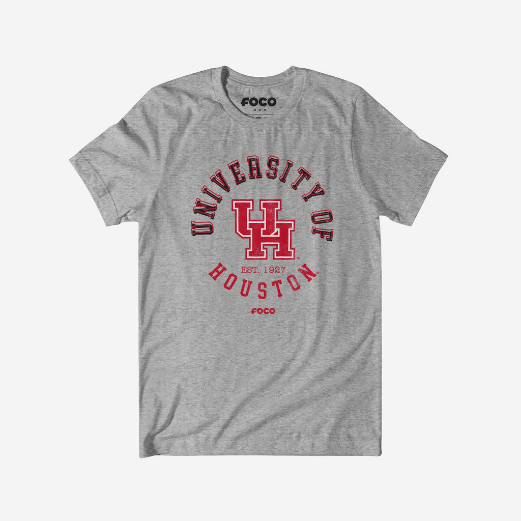 Houston Cougars Circle Vintage T-Shirt FOCO S - FOCO.com