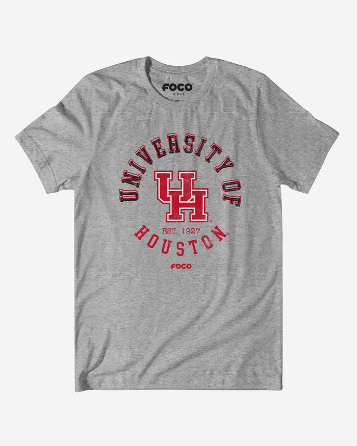 Houston Cougars Circle Vintage T-Shirt FOCO S - FOCO.com