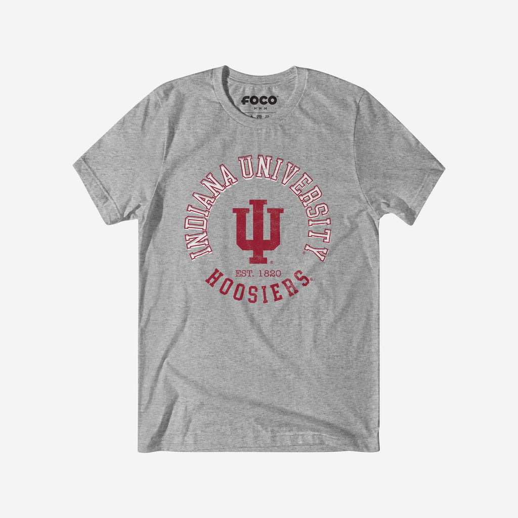 Indiana Hoosiers Circle Vintage T-Shirt FOCO S - FOCO.com