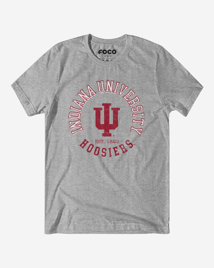 Indiana Hoosiers Circle Vintage T-Shirt FOCO S - FOCO.com