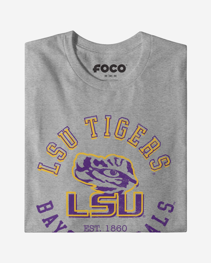 LSU Tigers Circle Vintage T-Shirt FOCO - FOCO.com