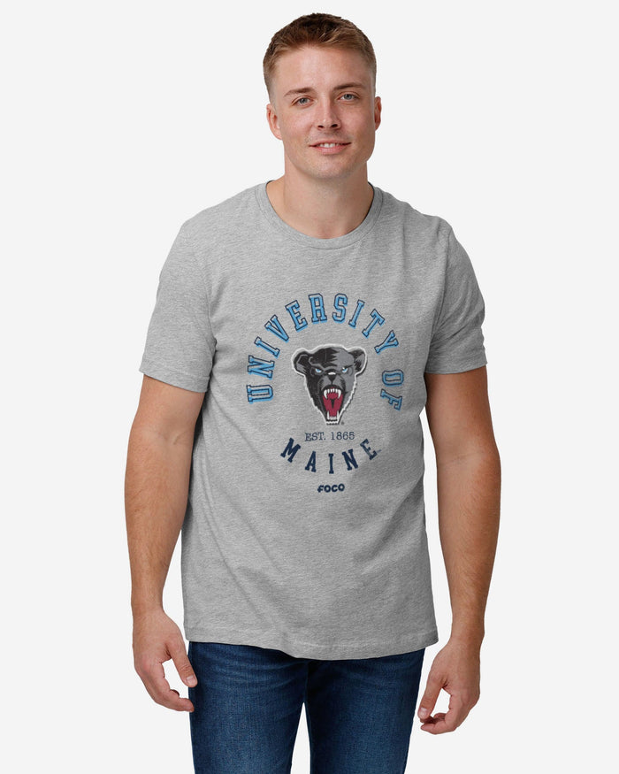 Maine Black Bears Circle Vintage T-Shirt FOCO - FOCO.com