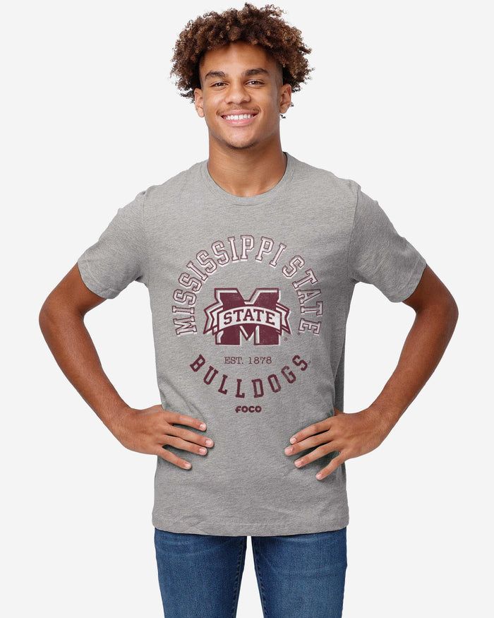 Mississippi State Bulldogs Circle Vintage T-Shirt FOCO - FOCO.com