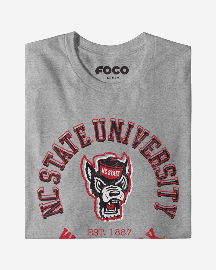 NC State Wolfpack Circle Vintage T-Shirt FOCO - FOCO.com