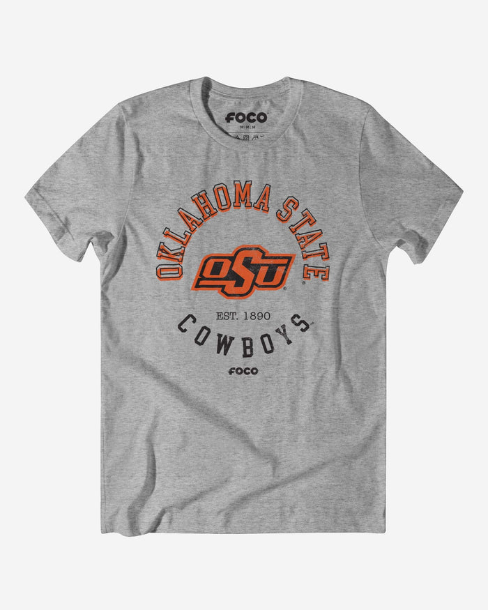 Oklahoma State Cowboys Circle Vintage T-Shirt FOCO S - FOCO.com