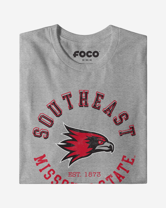 Southeast Missouri State Redhawks Circle Vintage T-Shirt FOCO - FOCO.com