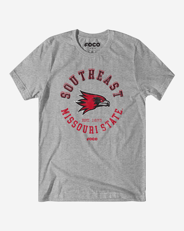 Southeast Missouri State Redhawks Circle Vintage T-Shirt FOCO S - FOCO.com