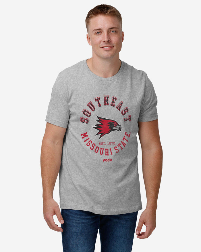 Southeast Missouri State Redhawks Circle Vintage T-Shirt FOCO - FOCO.com