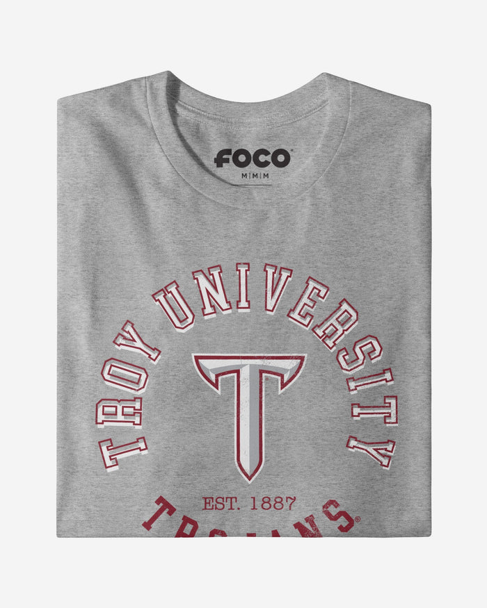 Troy Trojans Circle Vintage T-Shirt FOCO - FOCO.com