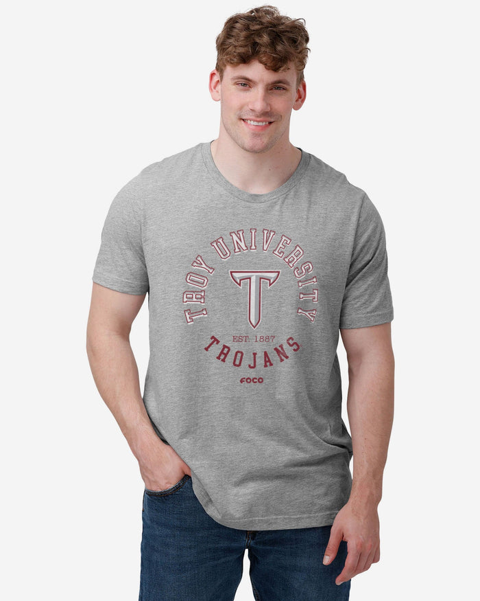 Troy Trojans Circle Vintage T-Shirt FOCO - FOCO.com
