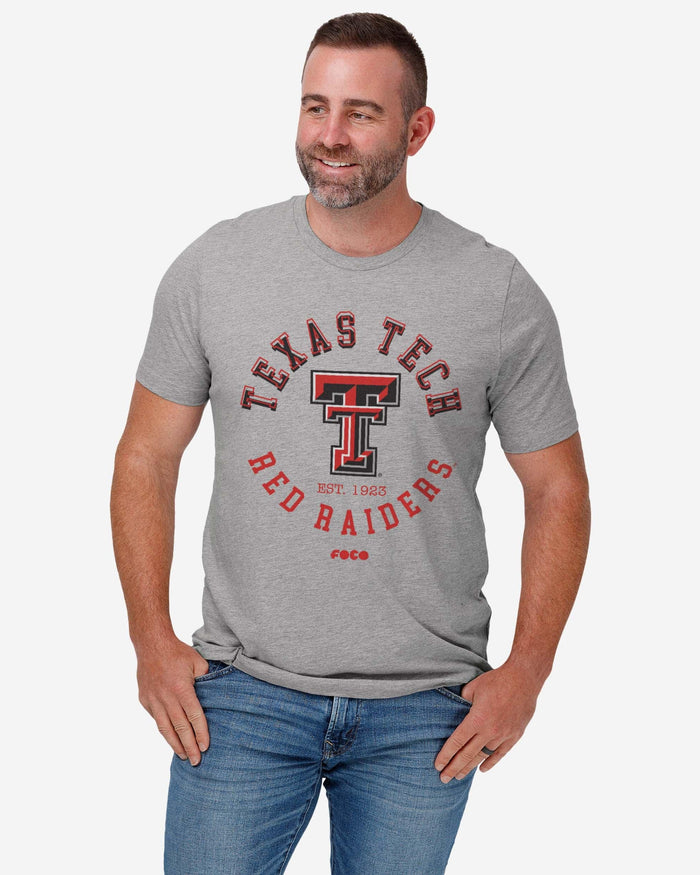 Texas Tech Red Raiders Circle Vintage T-Shirt FOCO - FOCO.com