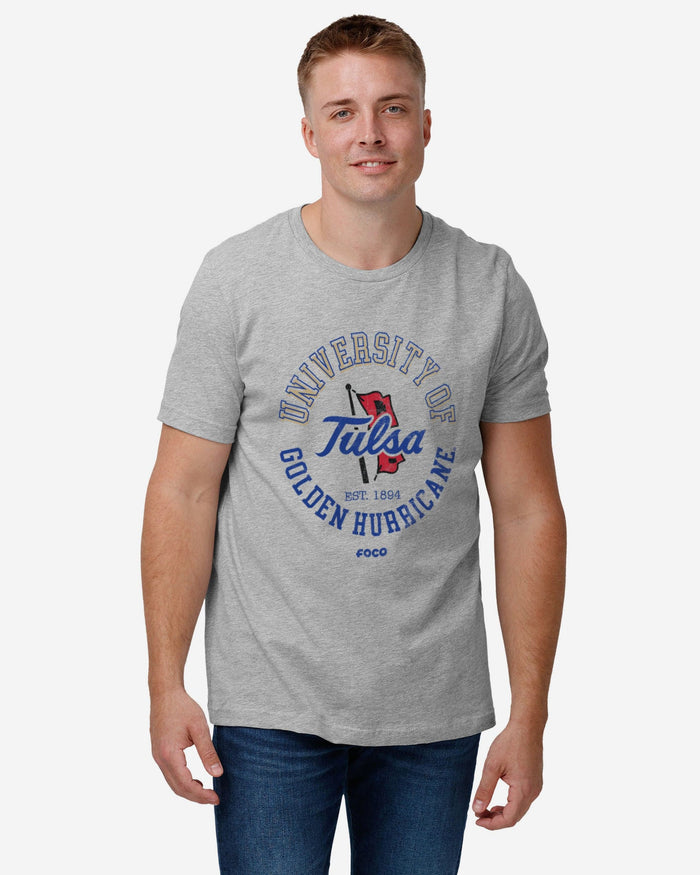 Tulsa Golden Hurricane Circle Vintage T-Shirt FOCO - FOCO.com