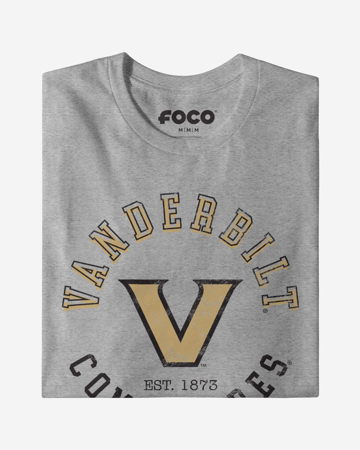 Vanderbilt Commodores Circle Vintage T-Shirt FOCO - FOCO.com