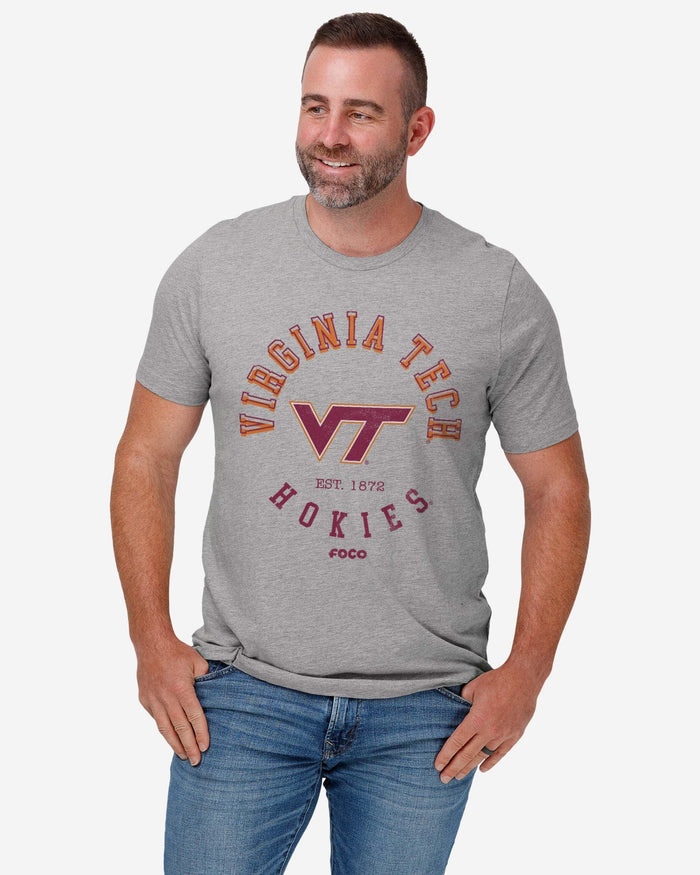 Virginia Tech Hokies Circle Vintage T-Shirt FOCO - FOCO.com