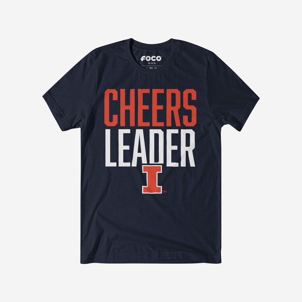 Illinois Fighting Illini Cheers Leader T-Shirt FOCO S - FOCO.com