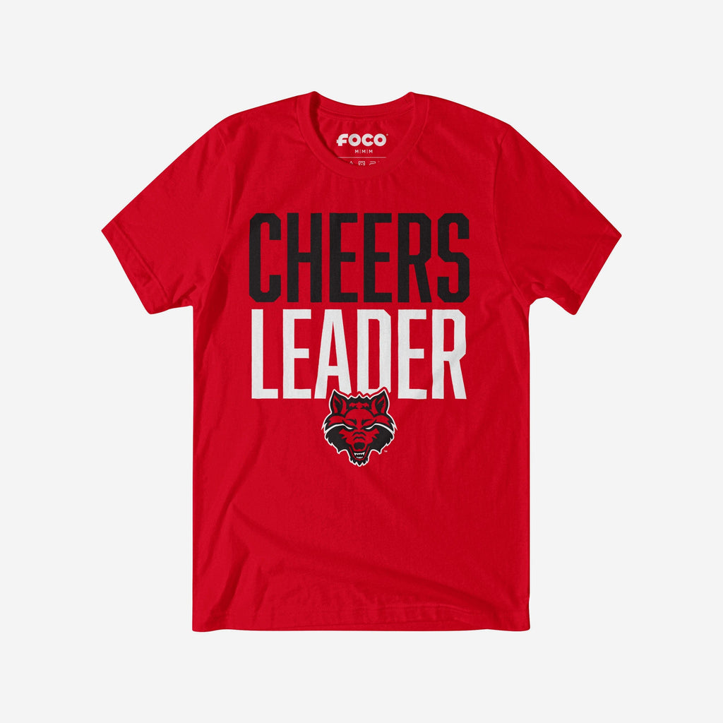 Arkansas State Red Wolves Cheers Leader T-Shirt FOCO S - FOCO.com