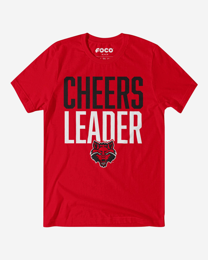 Arkansas State Red Wolves Cheers Leader T-Shirt FOCO S - FOCO.com