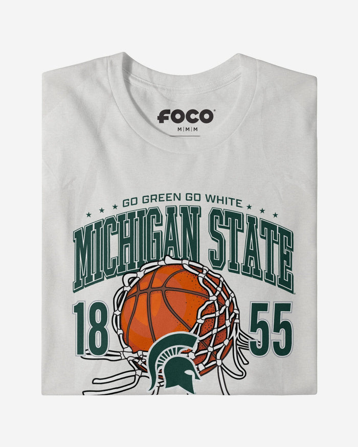 Michigan State Spartans Cut The Net T-Shirt FOCO - FOCO.com