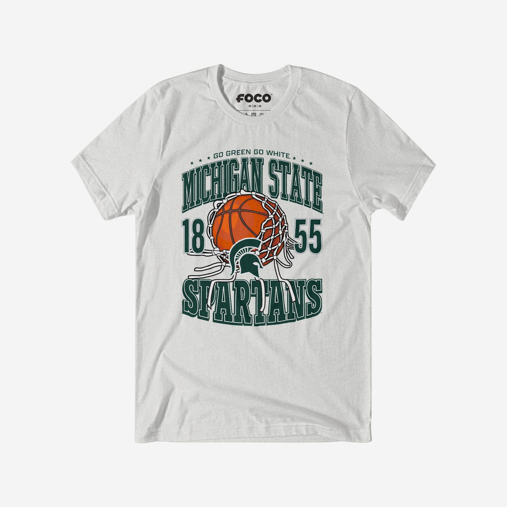 Michigan State Spartans Cut The Net T-Shirt FOCO S - FOCO.com