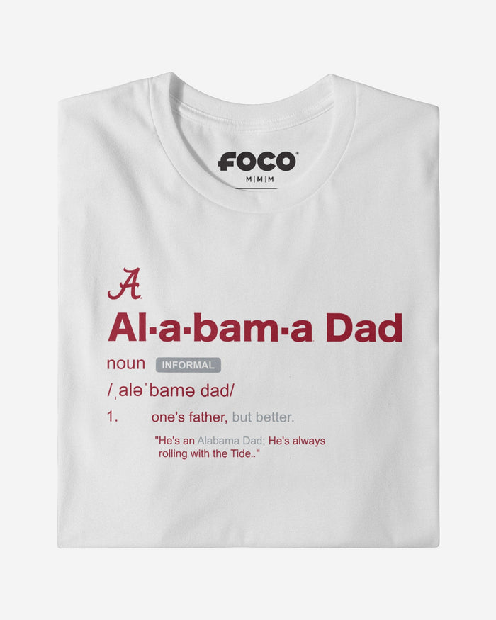 Alabama Crimson Tide Dad Definition T-Shirt FOCO S - FOCO.com