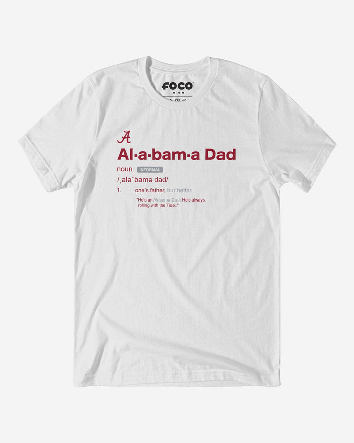 Alabama Crimson Tide Dad Definition T-Shirt FOCO S - FOCO.com