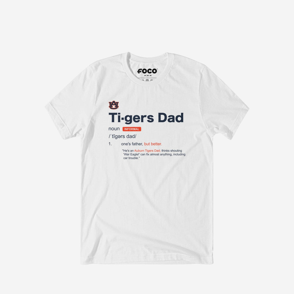 Auburn Tigers Dad Definition T-Shirt FOCO S - FOCO.com