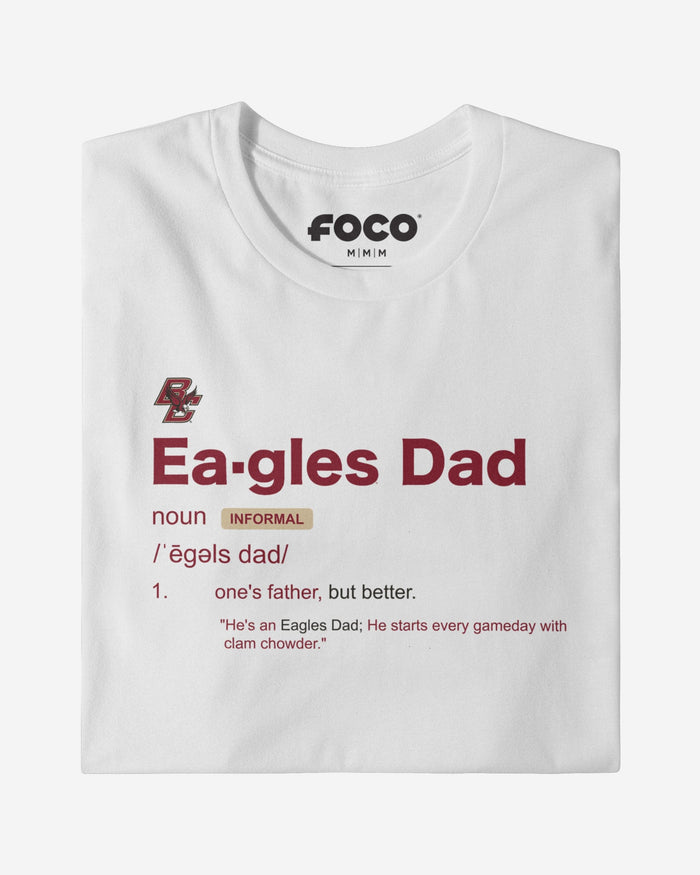 Boston College Eagles Dad Definition T-Shirt FOCO S - FOCO.com