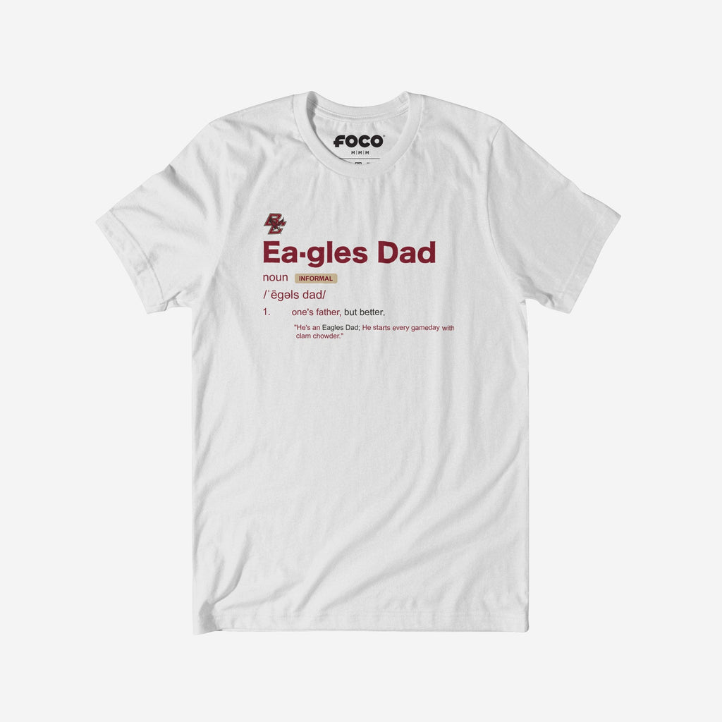 Boston College Eagles Dad Definition T-Shirt FOCO S - FOCO.com
