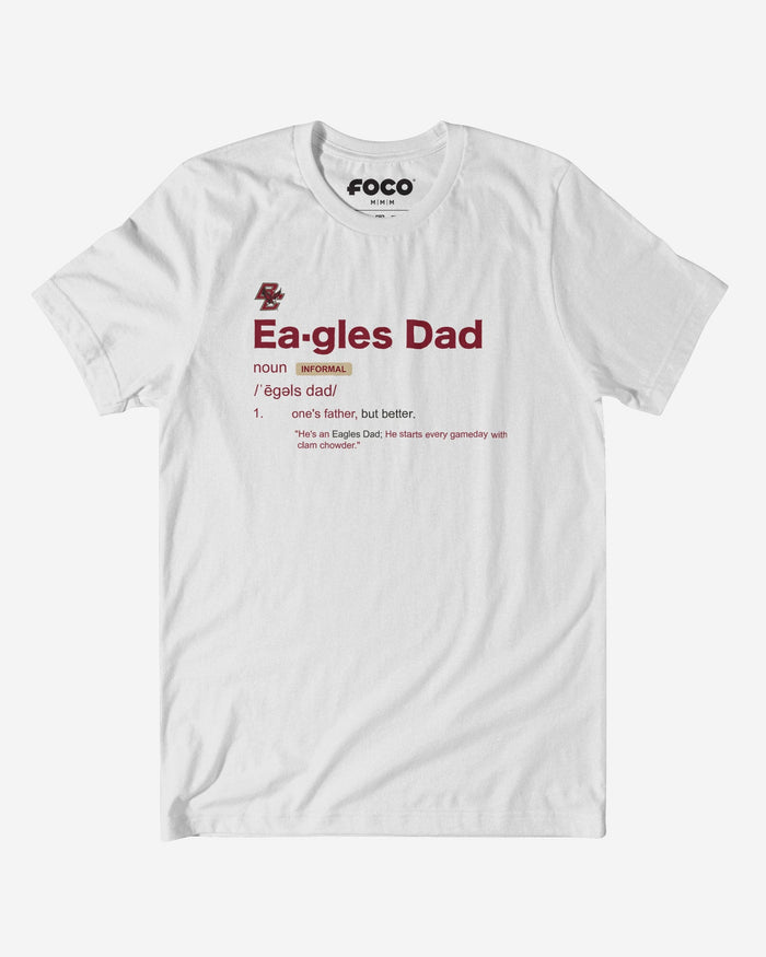 Boston College Eagles Dad Definition T-Shirt FOCO S - FOCO.com