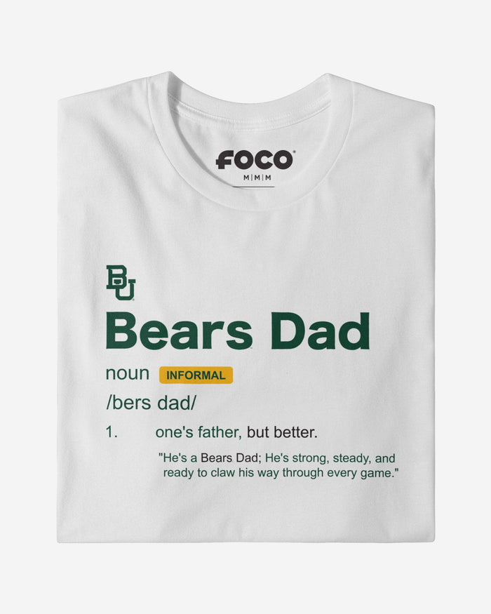 Baylor Bears Dad Definition T-Shirt FOCO S - FOCO.com