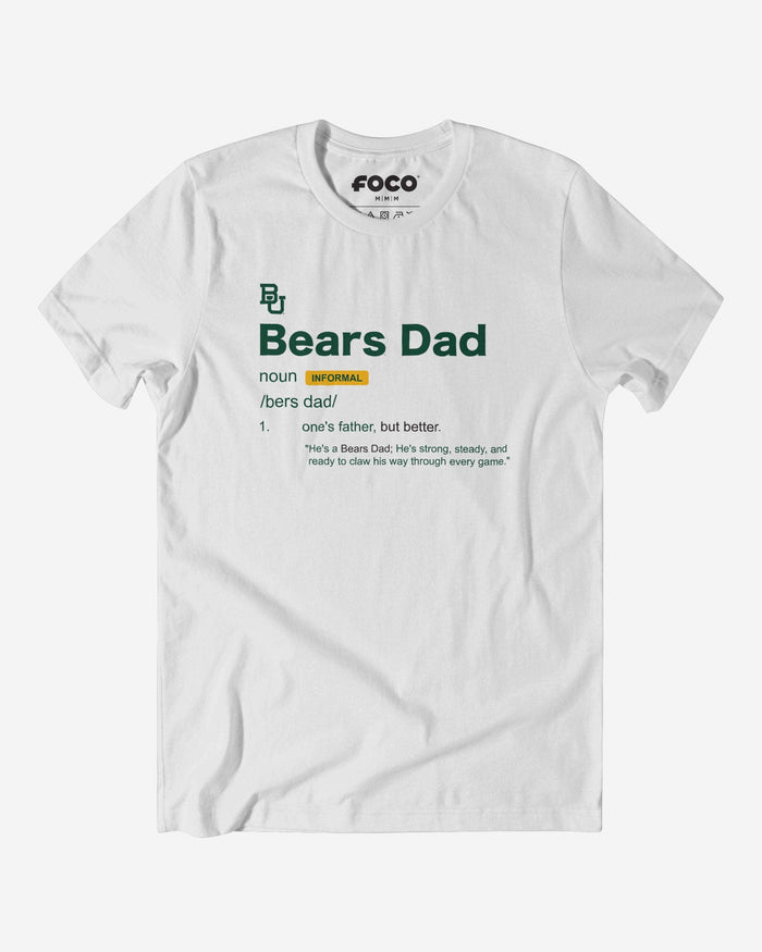 Baylor Bears Dad Definition T-Shirt FOCO S - FOCO.com