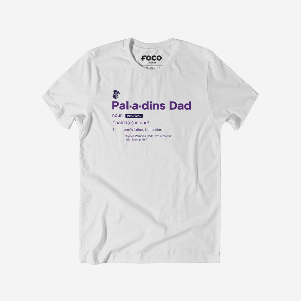 Furman Paladins Dad Definition T-Shirt FOCO S - FOCO.com