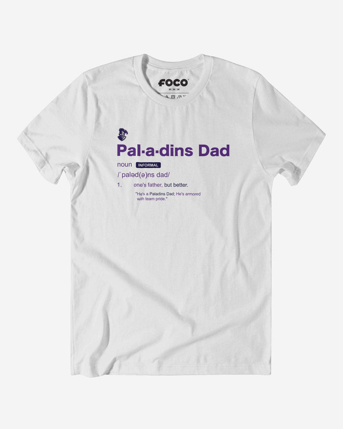 Furman Paladins Dad Definition T-Shirt FOCO S - FOCO.com