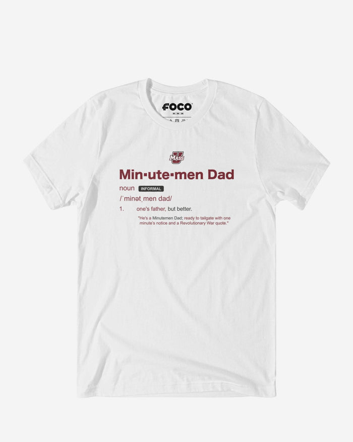 UMass Minutemen Dad Definition T-Shirt FOCO S - FOCO.com