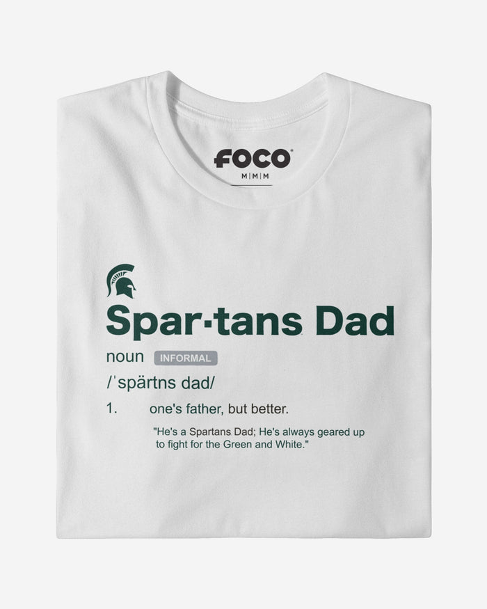 Michigan State Spartans Dad Definition T-Shirt FOCO S - FOCO.com
