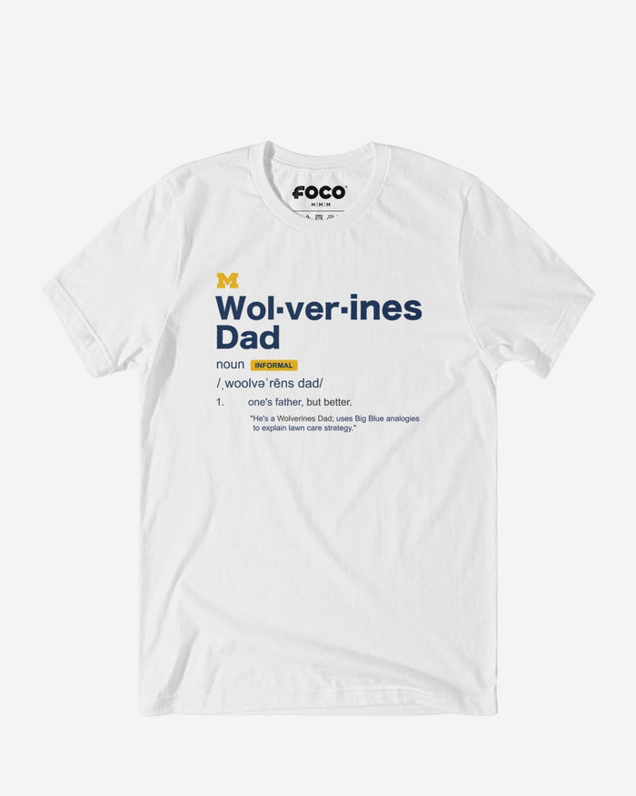 Michigan Wolverines Dad Definition T-Shirt FOCO S - FOCO.com