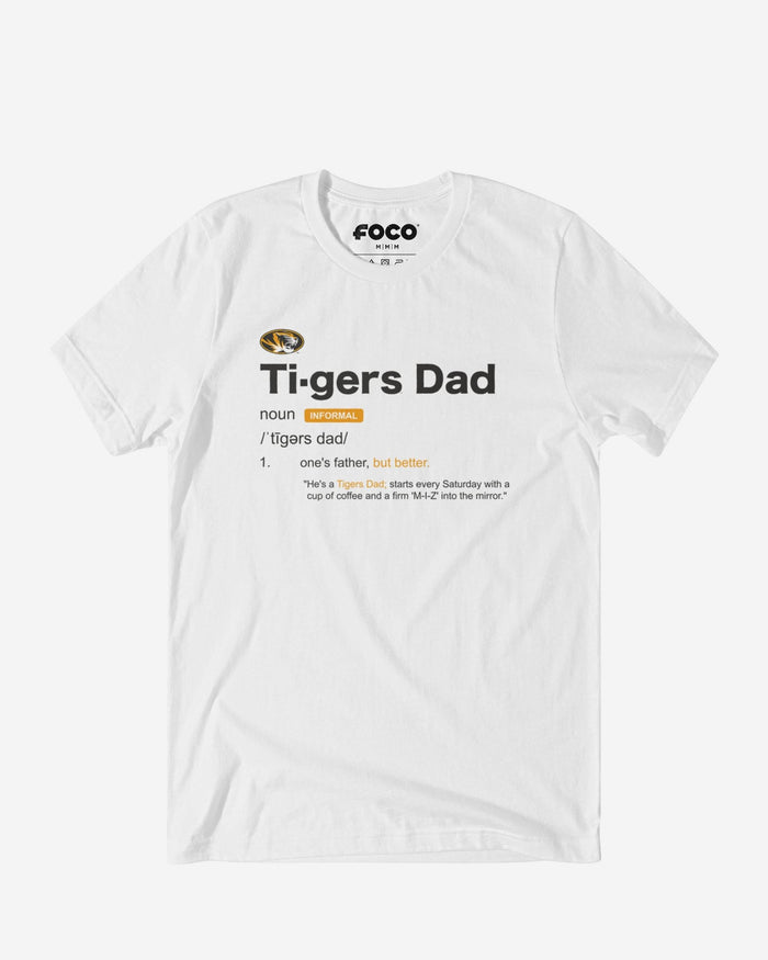 Missouri Tigers Dad Definition T-Shirt FOCO S - FOCO.com