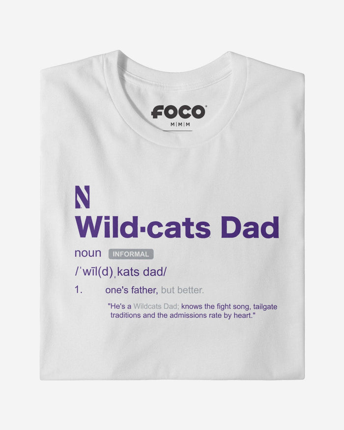 Northwestern Wildcats Dad Definition T-Shirt FOCO S - FOCO.com