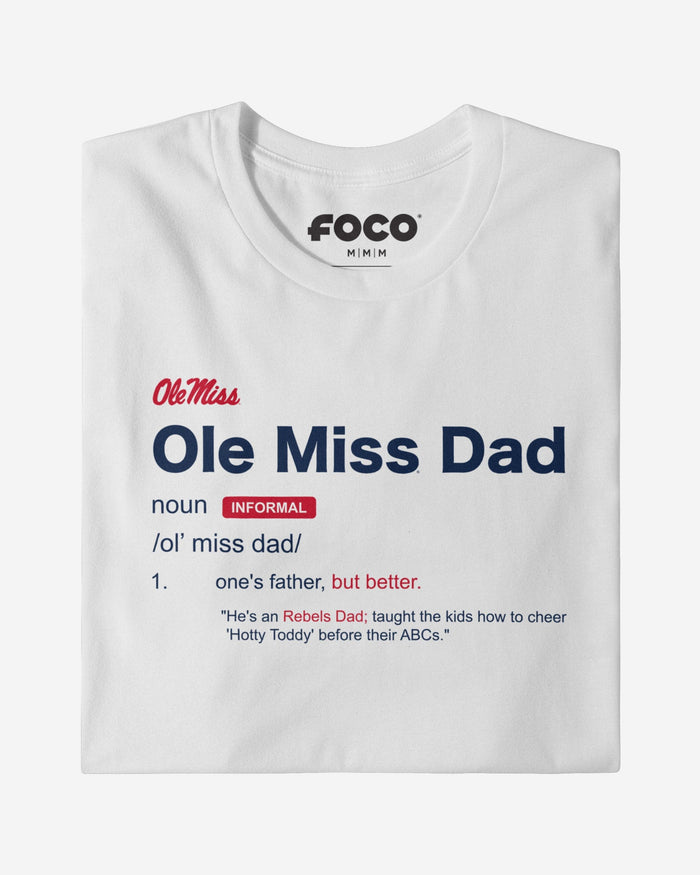Ole Miss Rebels Dad Definition T-Shirt FOCO S - FOCO.com