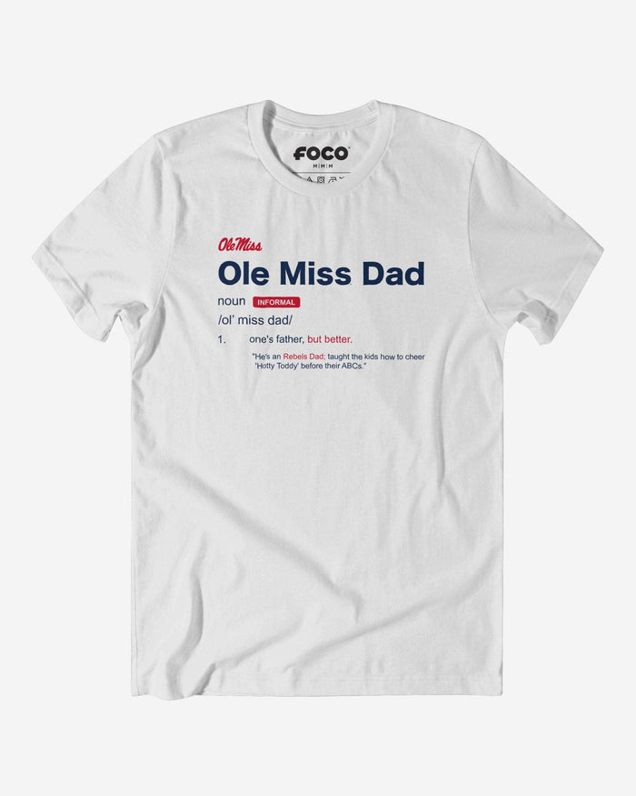 Ole Miss Rebels Dad Definition T-Shirt FOCO S - FOCO.com