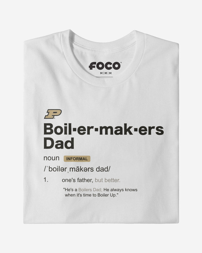 Purdue Boilermakers Dad Definition T-Shirt FOCO S - FOCO.com