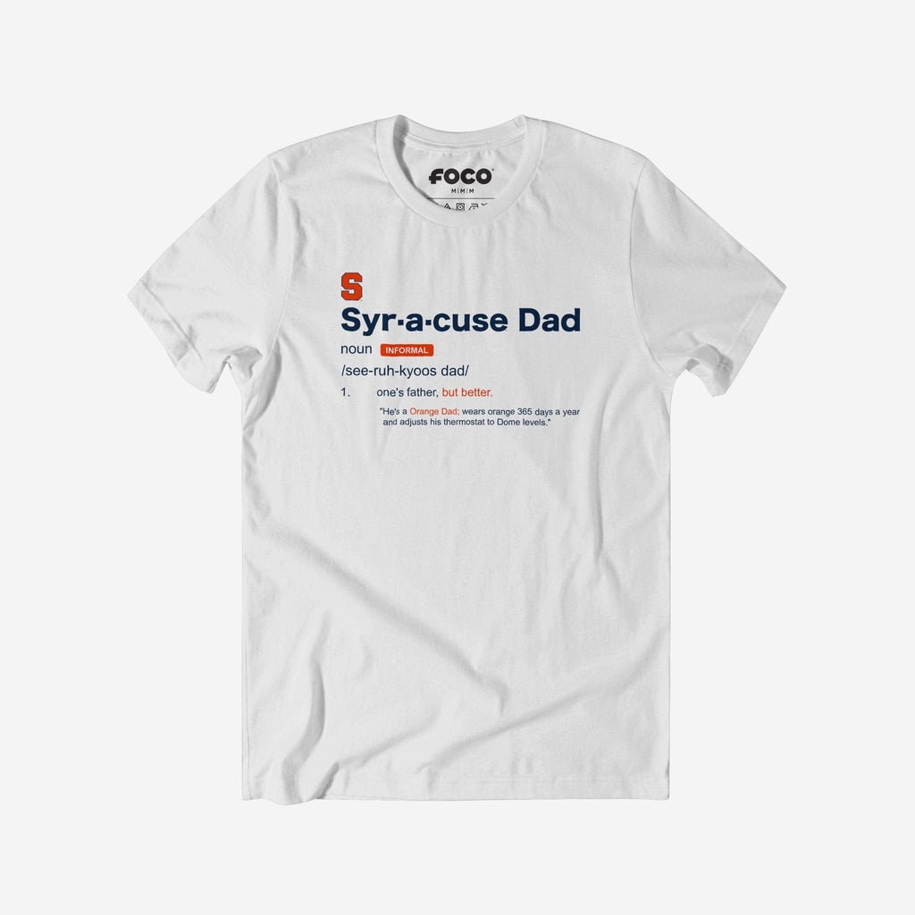 Syracuse Orange Dad Definition T-Shirt FOCO S - FOCO.com