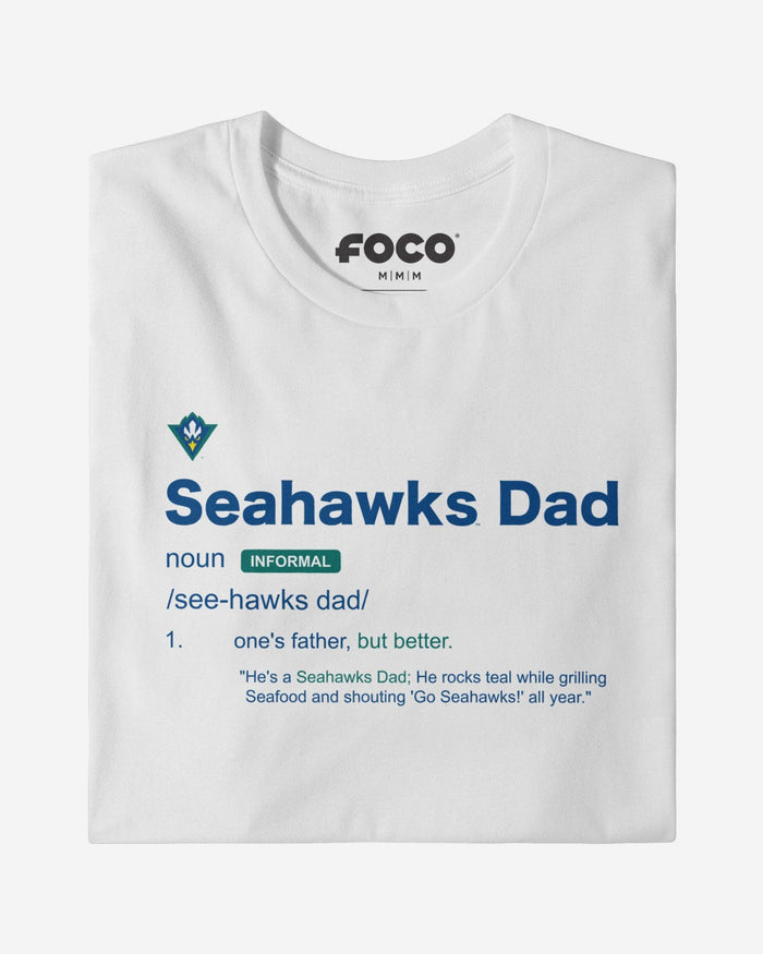 UNC Wilmington Seahawks Dad Definition T-Shirt FOCO S - FOCO.com